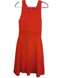 Sandro Midi kleid - Orange