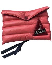 Moncler Pochette en toile - Rouge
