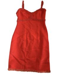Chanel Tweed Kleider - Rot