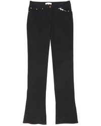 Valentino \n Black Cotton Jeans