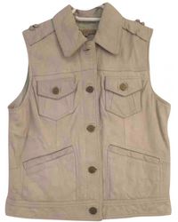 Sandro Leder Jacken - Natur