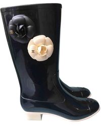 Chanel Regenstiefel - Schwarz
