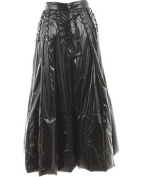 Moncler Jupe en Synthétique Noir