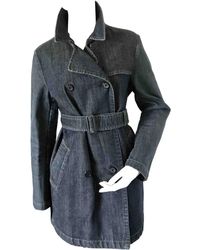 Burberry Trench Coat - Blue