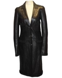 Chanel Leder Mäntel - Schwarz