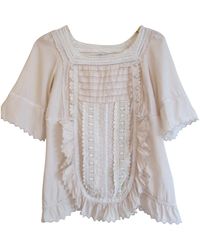 Chloé Top in seta rosa \N