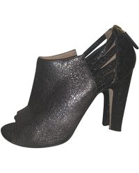 Chanel Botas open toe de Cuero - Multicolor