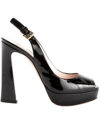 Miu Miu Escarpins \N en Cuir verni Noir