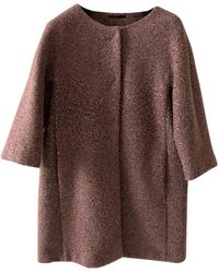 Herno Mantel en Laine Gris