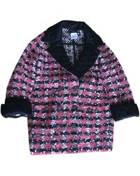 Chanel Wolle Kurzmäntel - Pink
