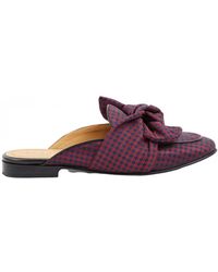 Sandro Leinen pantoffeln - Mehrfarbig