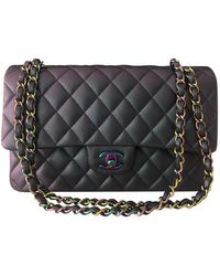 Chanel Borsa Timeless/Classique in Pelle - Metallizzato