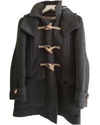 Burberry Wool Coat - Grey