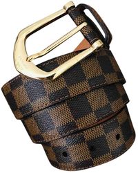 Louis Vuitton Ceintures en Toile Marron