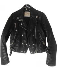 burberry leather moto jacket
