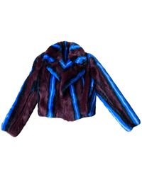 Diane von Furstenberg Synthetikpelz Blouson - Mehrfarbig