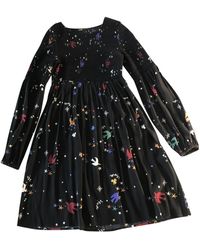 Maje Black Viscose Dress