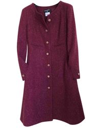 Chanel Cappotto in Cachemire - Viola