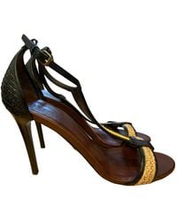Burberry Leather Heels - Multicolour