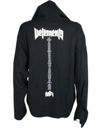 Vetements Black Cotton Knitwear