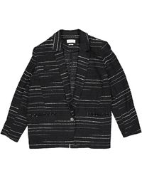 Étoile Isabel Marant Chaqueta en algodón negro \N