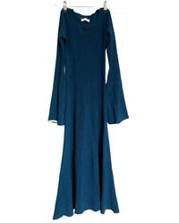 Sandro Fall Winter 2019 Midi kleid - Blau