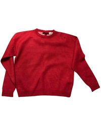 Moncler Pull.Gilets en Soie Rouge