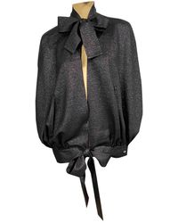 Chanel Seide Cape - Schwarz