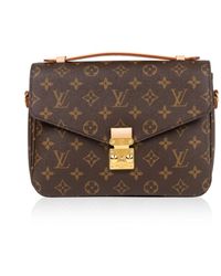 Louis Vuitton Sac à main Metis en Toile Marron