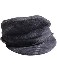 Sandro Wolle Schirmmützen - Schwarz