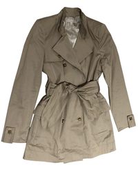 Sandro Beige Cotton Trench Coats - Natural