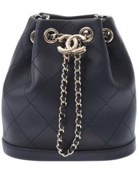 Chanel Leder Handtaschen - Schwarz