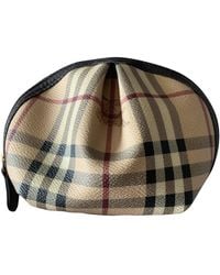 Burberry Cloth Vanity Case - Natural