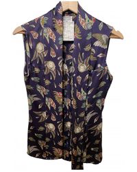 Chanel Seide Bluse - Blau