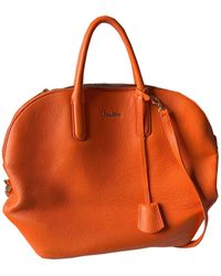 Max Mara Leather Handbag - Orange