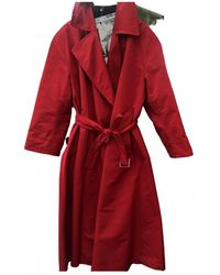 Max Mara Trench Coat - Red