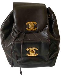 Chanel Mochila Timeless/Classique de Cuero - Negro
