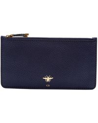 Dior Leder Clutches - Blau