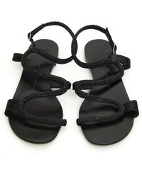 Giuseppe Zanotti Sandalias en lona negro \N