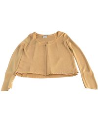 Chanel Maglione Gilet in Viscosa Beige - Neutro