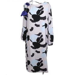 Marni Midi kleid - Mehrfarbig