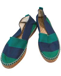 Diane von Furstenberg Leinen Espadrilles - Blau