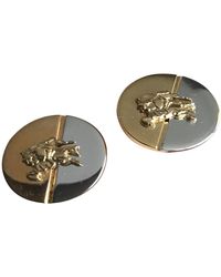 Burberry Boutons de manchette en Métal Métallisé
