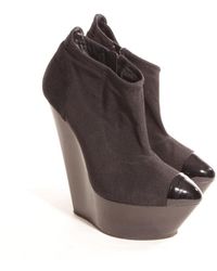 Giuseppe Zanotti Leinen Stiefeletten - Braun