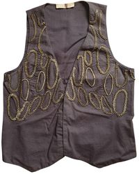 Sandro Grey Cotton Knitwear - Gray