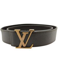 Louis Vuitton Ceintures Shape en Cuir Marron