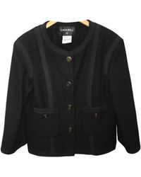 Chanel Tweed Jacken - Schwarz