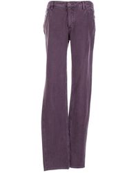Chanel Pantalones en denim - vaquero violeta - Morado