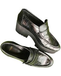 Maje Fall Winter 2018 Black Leather Flats