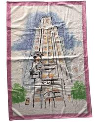 Chanel Costume da bagno in cotone bianco